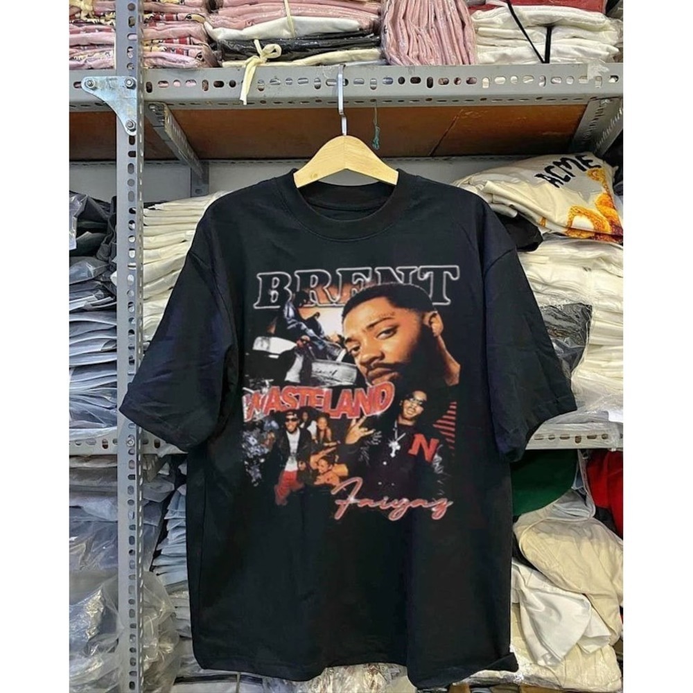 Brent Faiyaz Wasteland Shirt Gifts Shirt Hip Hop 90S Retro Graphic Tee